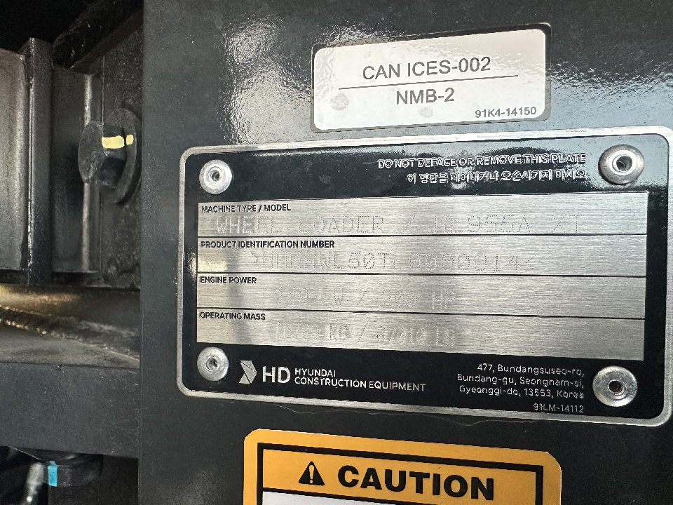 Hyundai HL955AXT 2025