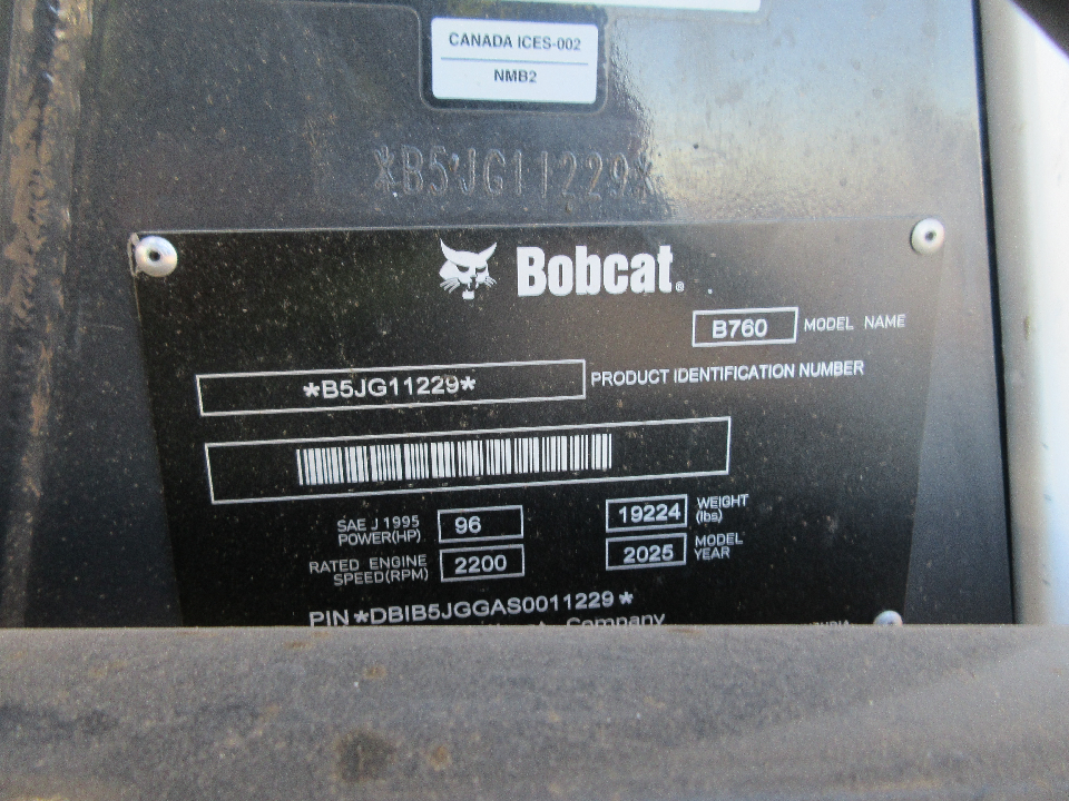 Bobcat B760 2025