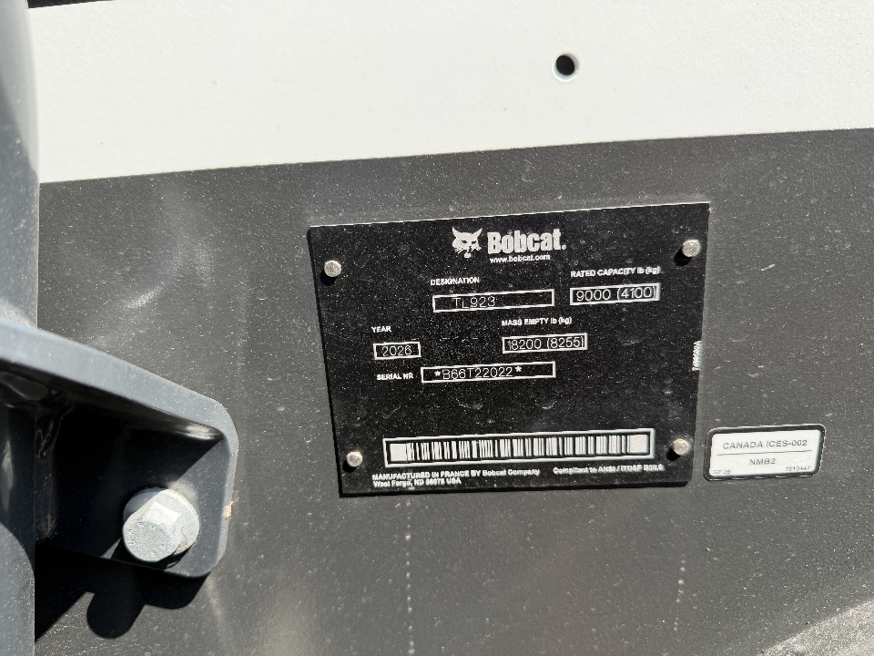 Bobcat TL923 2026