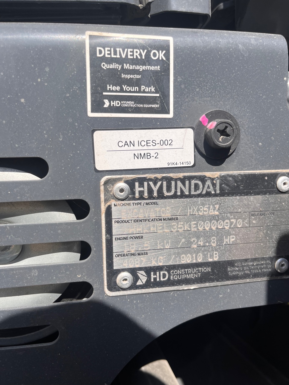 Hyundai HX35AZ 2026