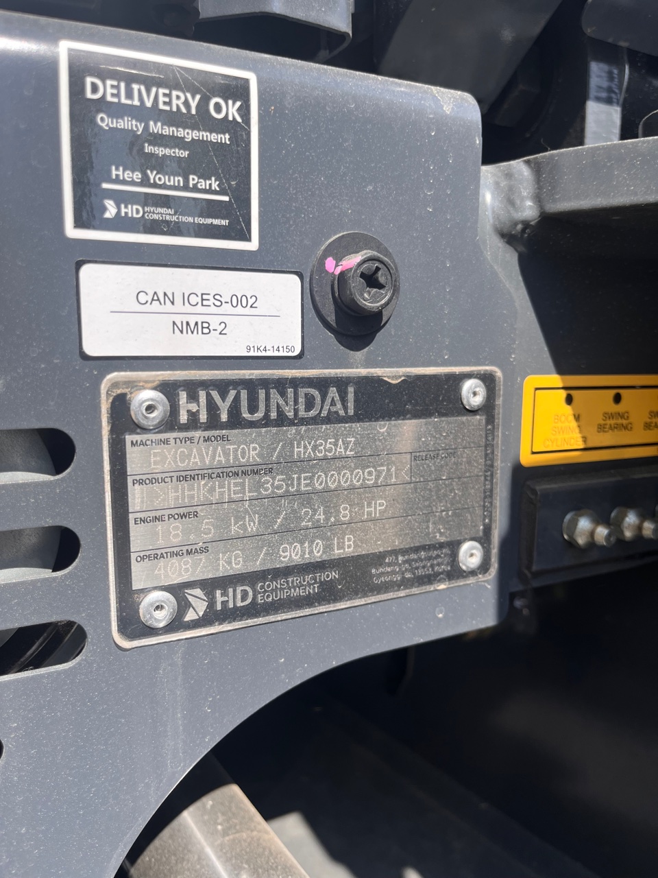 Hyundai HX35AZ 2026