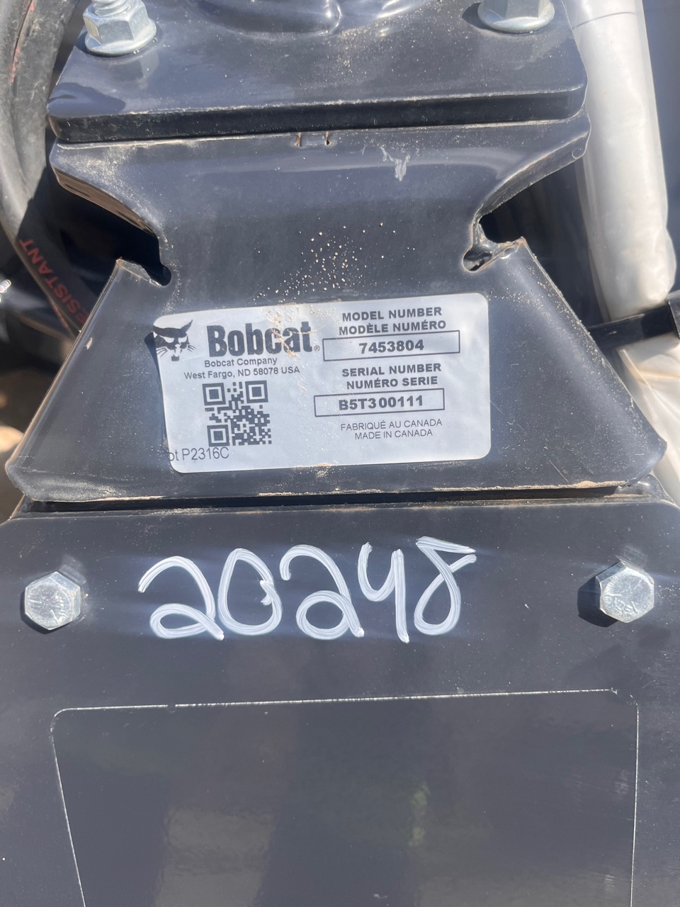Bobcat Attach 72″ Straight Blade 2024