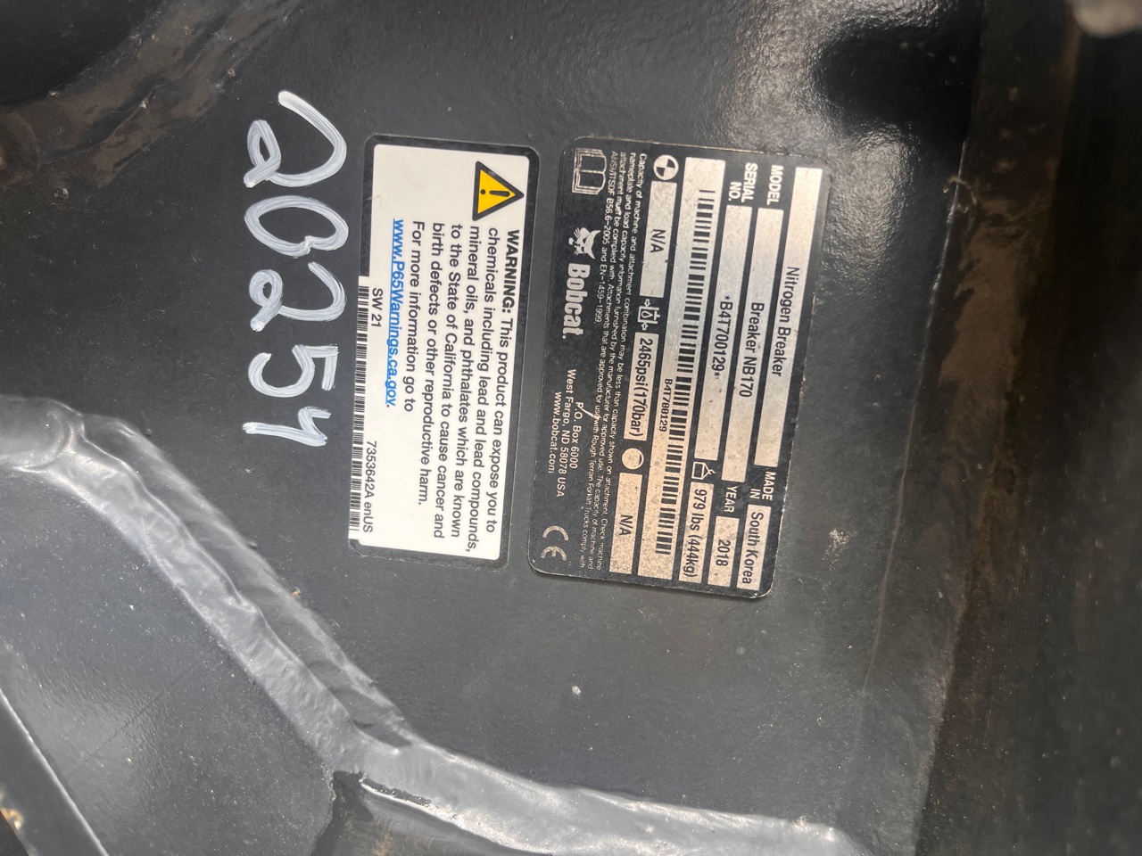 Bobcat Attach NB170 2024